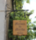 Miniature : Enseigne "maison de marthe | Aynac" vue en situation