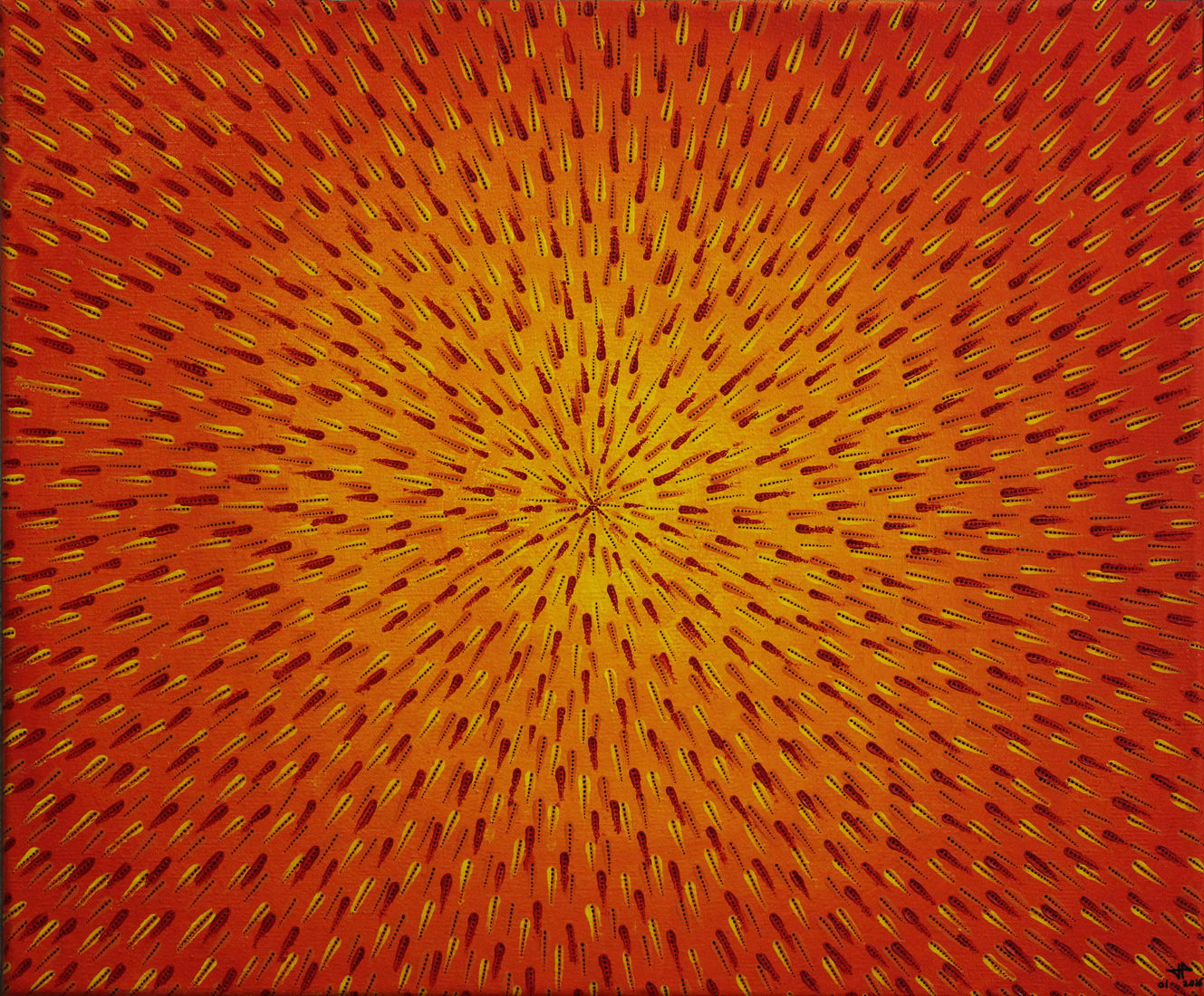 Tableau contemporain : Étincelle