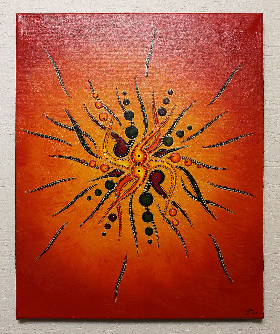 Miniature : Tableau contemporain : Verso