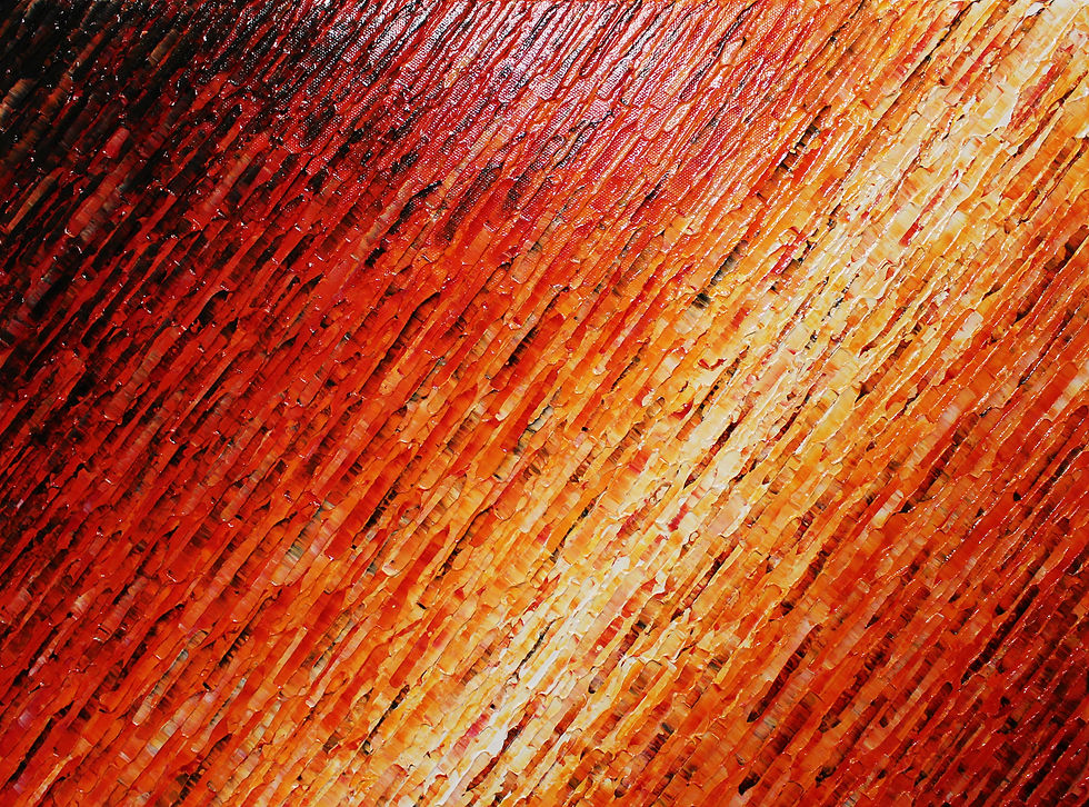 Miniatura: Pittura astratta Texture coltello bianco rosso