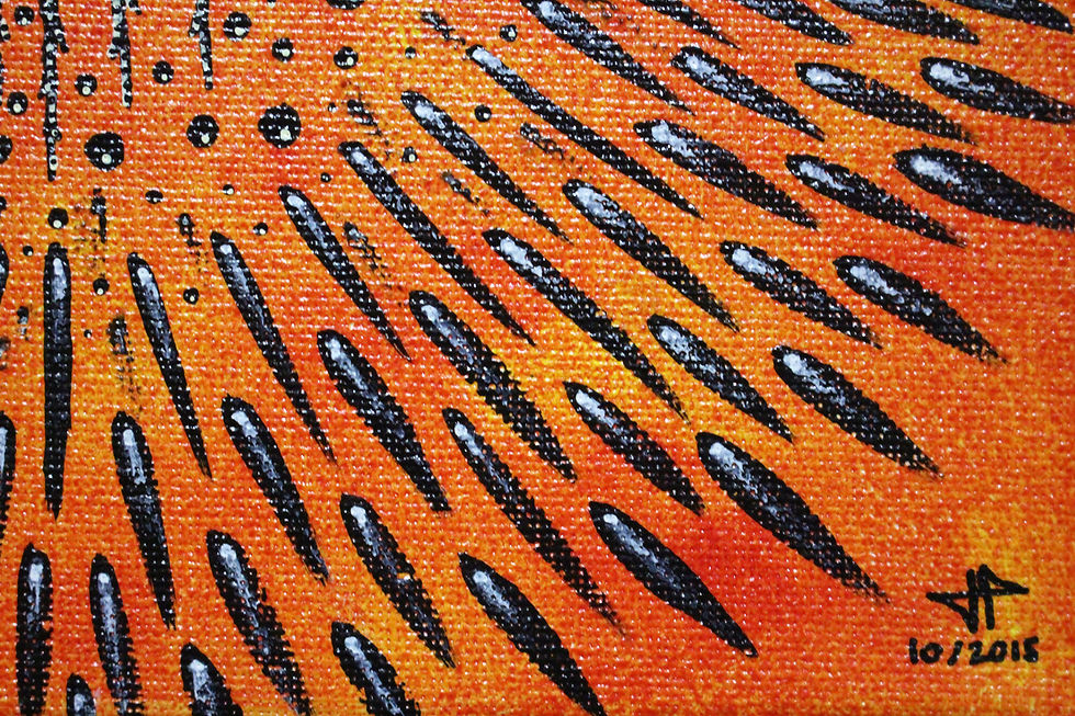 Miniatura: Tableau abstrait : Créa