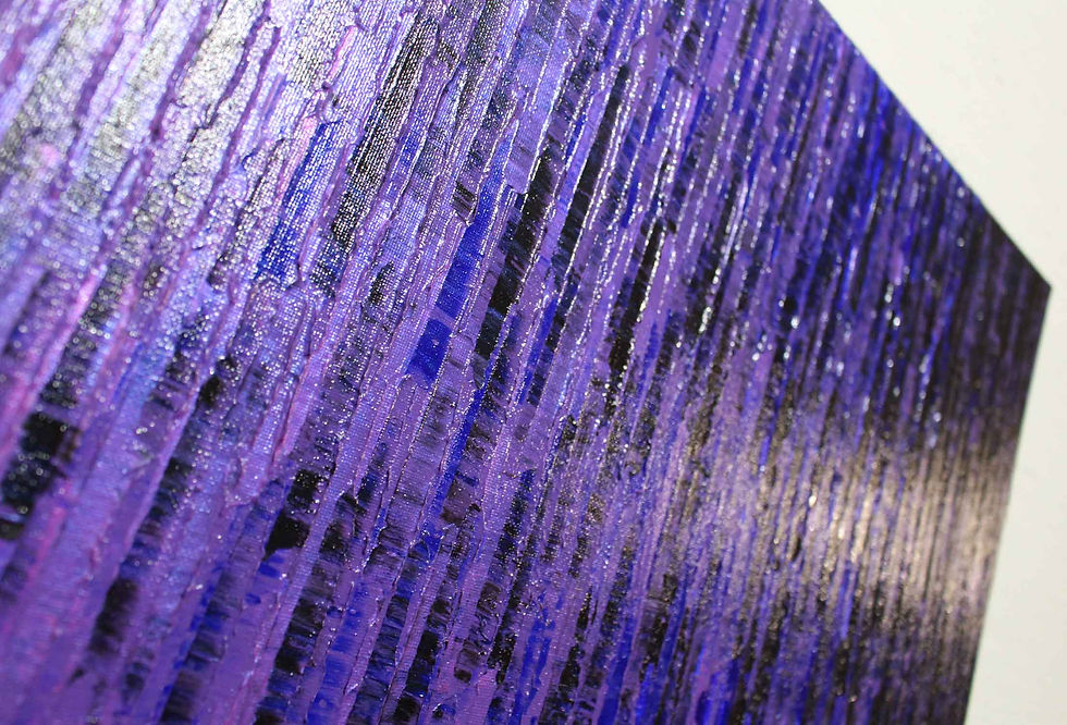 Miniatura: Peinture abstraite Grand fondu rose violet bleu