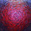 Miniature : Peinture couteau Éclat de lueur rouge violette iridescente