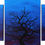 Thumbnail: Modern Triptych Dark tree silhouette