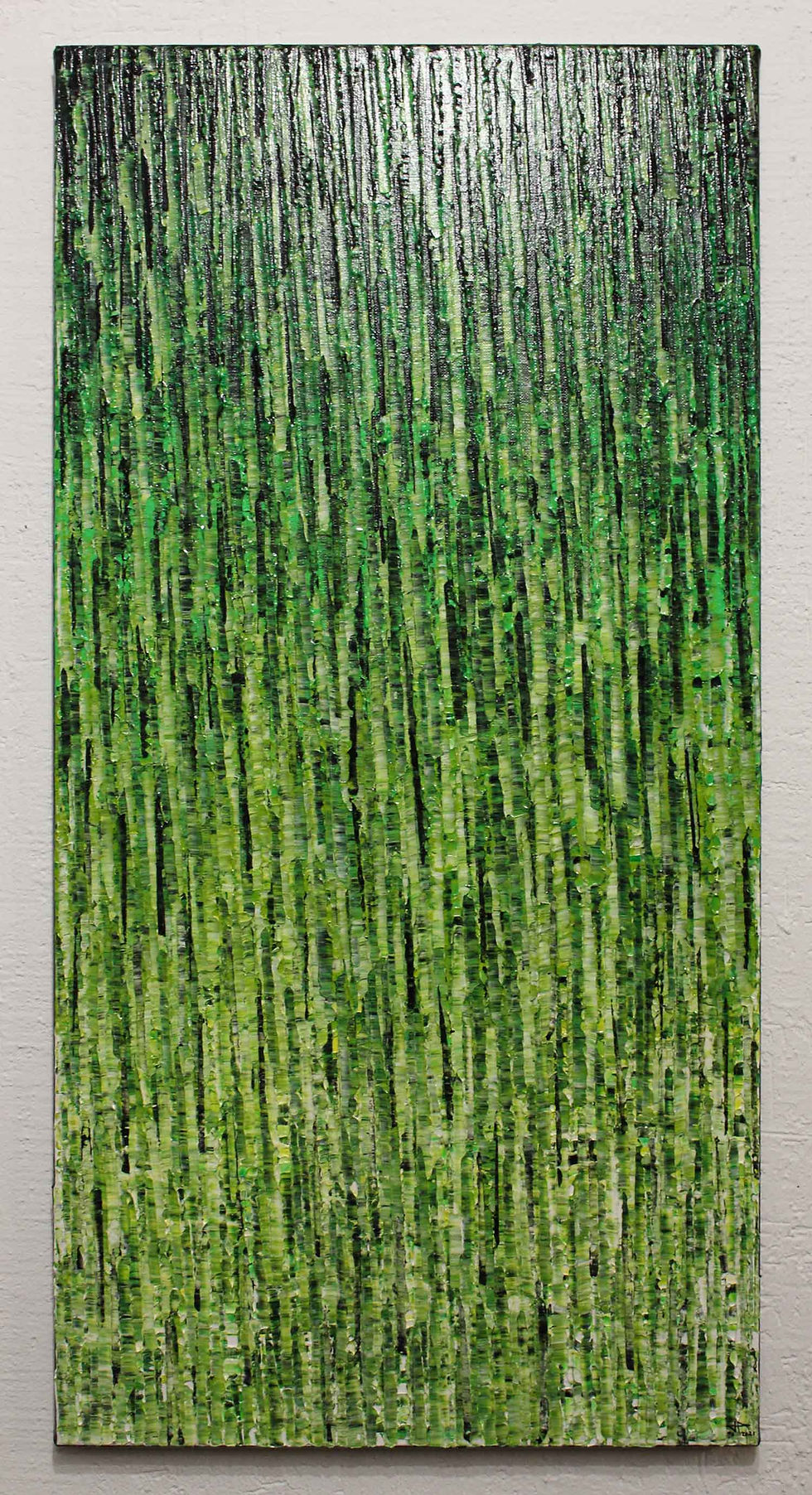 Miniatura: Tableau contemporain Matrice végétale