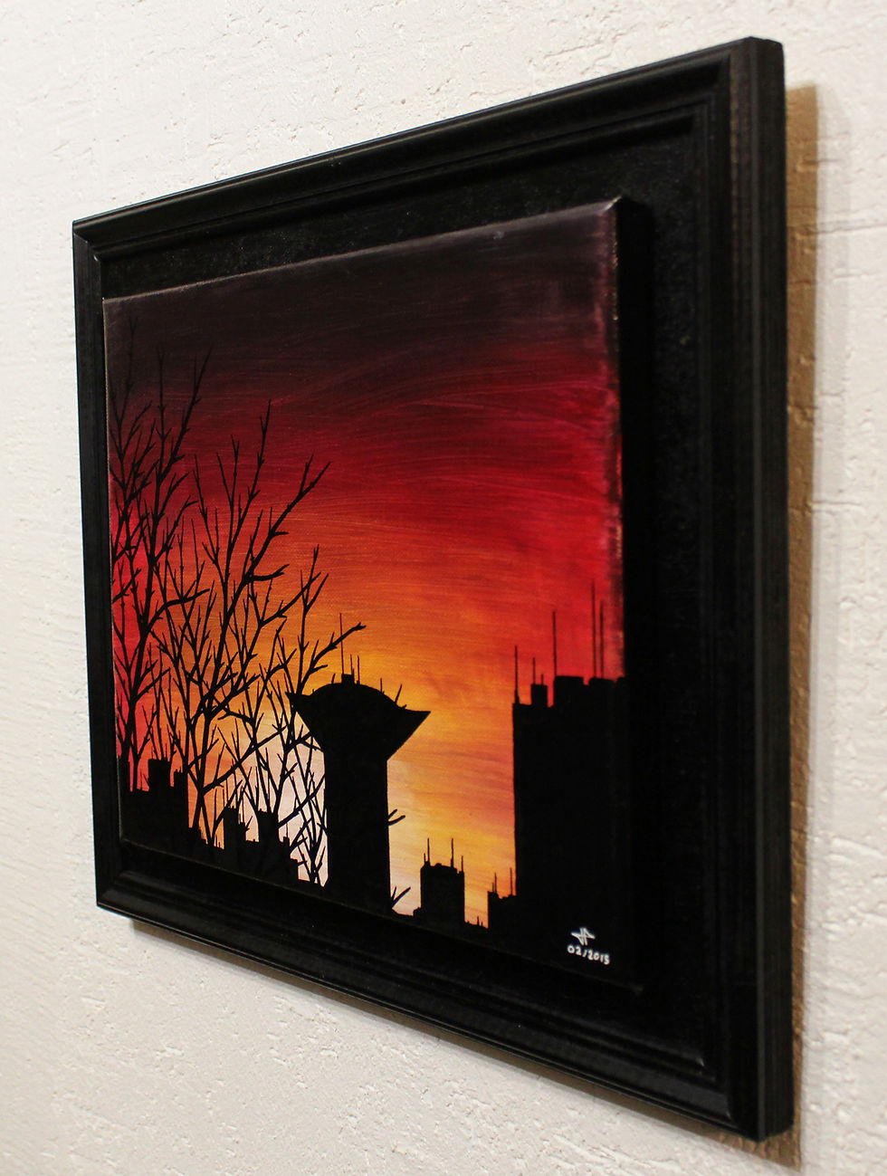 Miniatura: Peinture contemporaine : Paysage Urbanisé