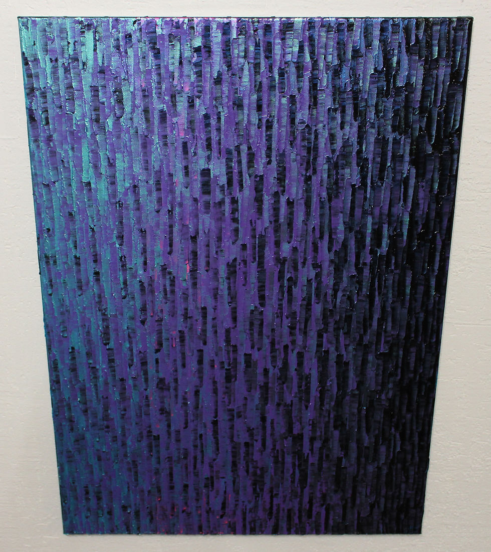 Miniatura: Tableau design Fondu bleu iridescent violet