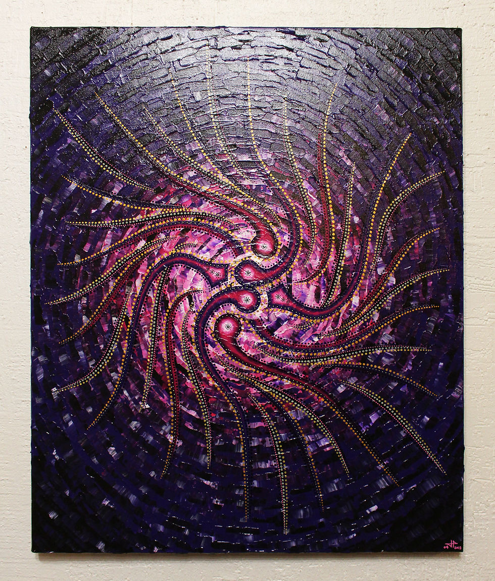 Miniatura: Pittura contemporanea Sensi violacei