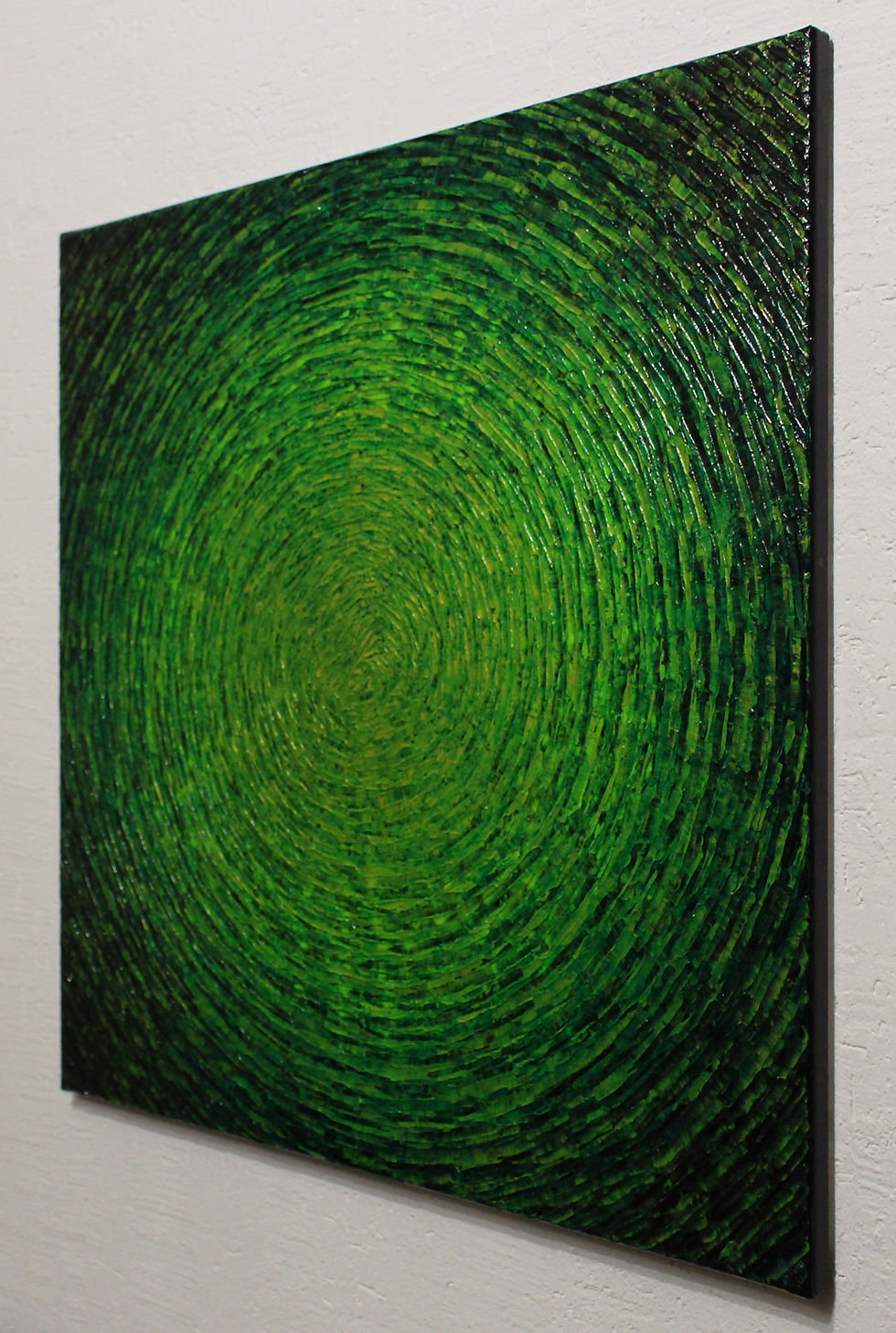 Miniatura: Peinture sur toile Éclat verdoyant