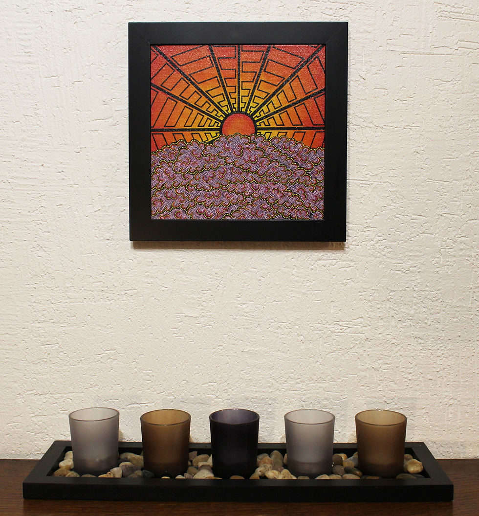 Miniatura: Pittura contemporanea: Tramonto