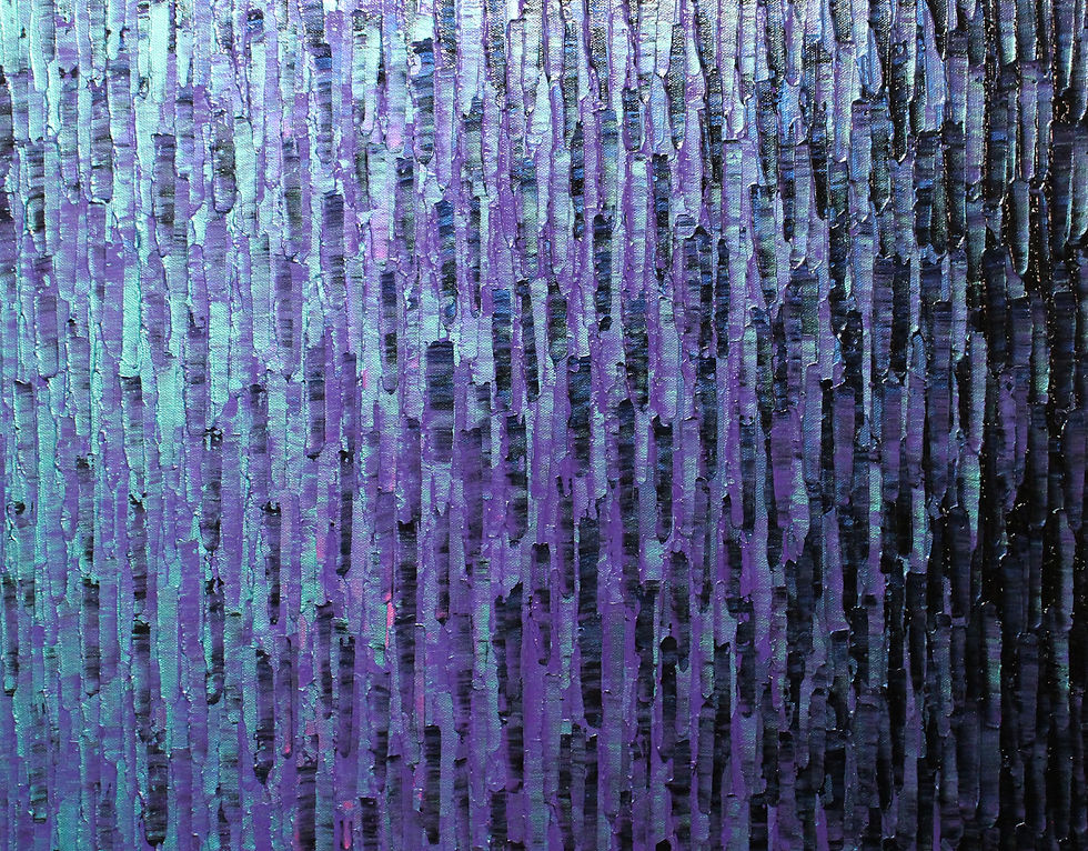 Miniatura: Tableau design Fondu bleu iridescent violet