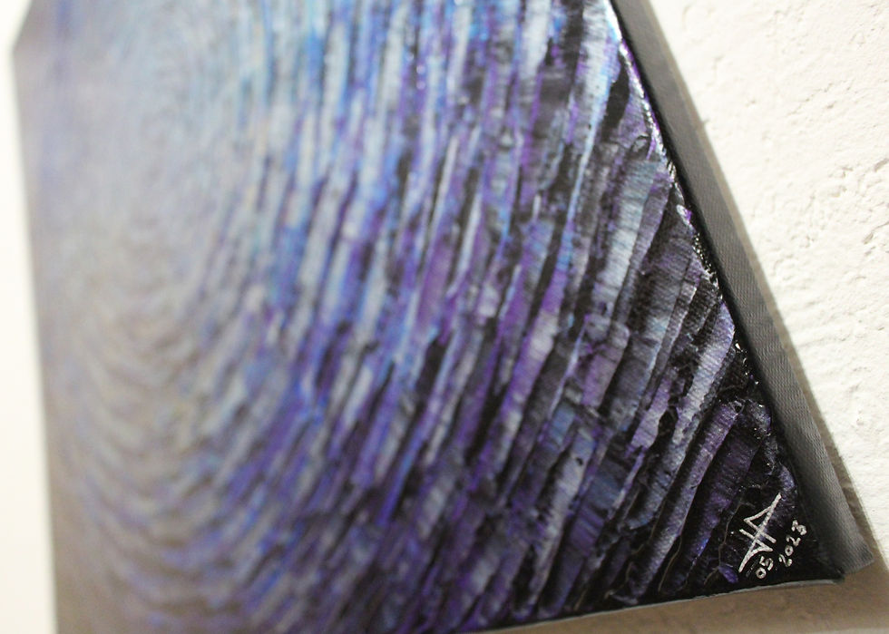 Miniatura: Éclat argent bleu violet