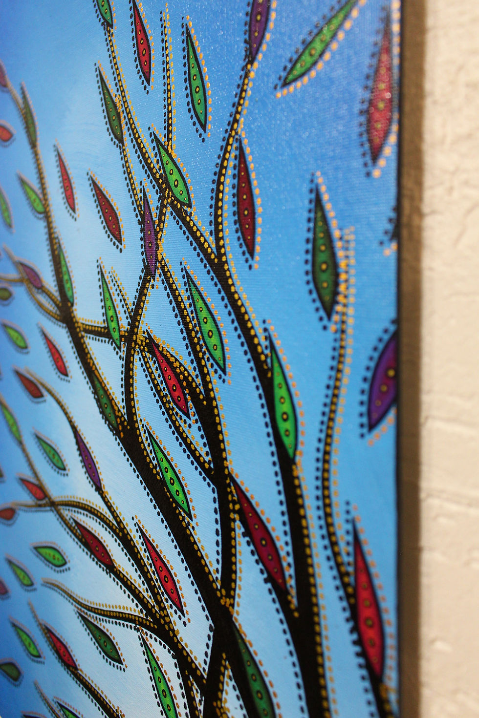 Miniaturbild: Zeitgenössische Malerei auf Leinwand: Bunte Vegetation 2