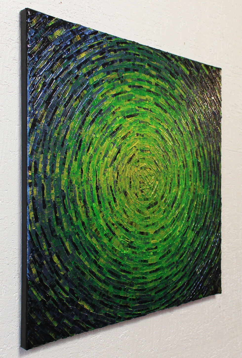 Thumbnail: Knife on canvas Verdant Color Shine