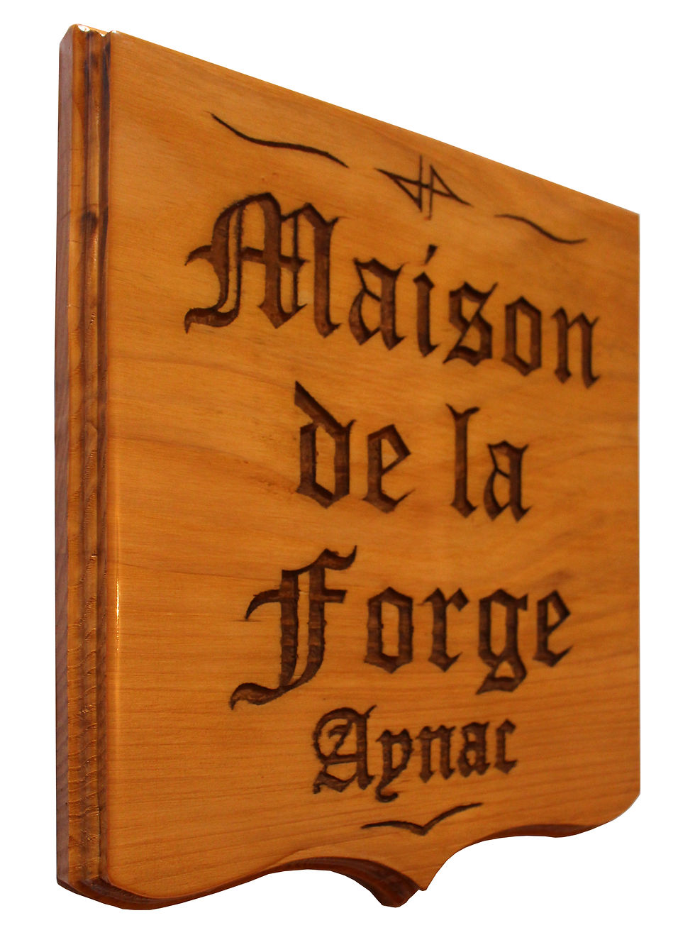 Miniatura: Panneau en bois fait main vue de gauche