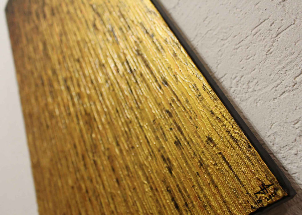 Miniaturbild: Zeitgenössische Malerei Goldene Matrix