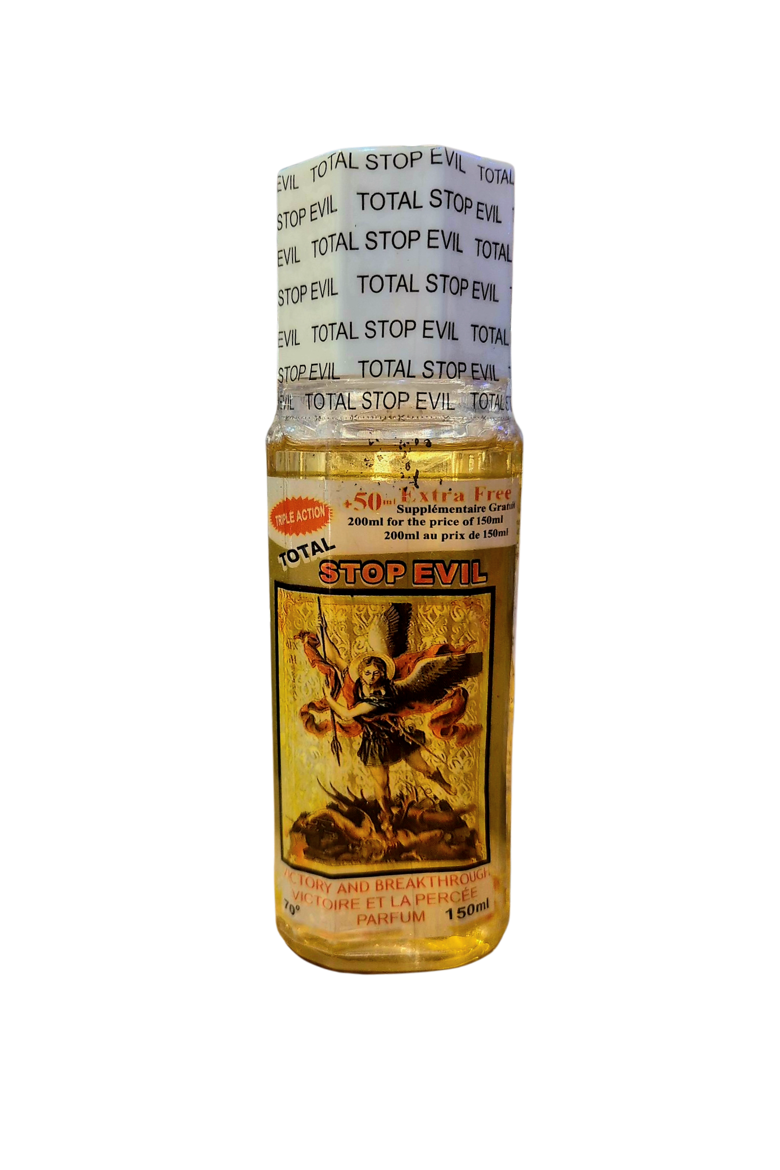 Eau de Cologne Stop Evil Origine : Nigeria – Usage spirituel L’eau spirituelle Stop Evil