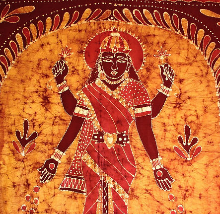 Tentures, batik, couvre lit, tissus