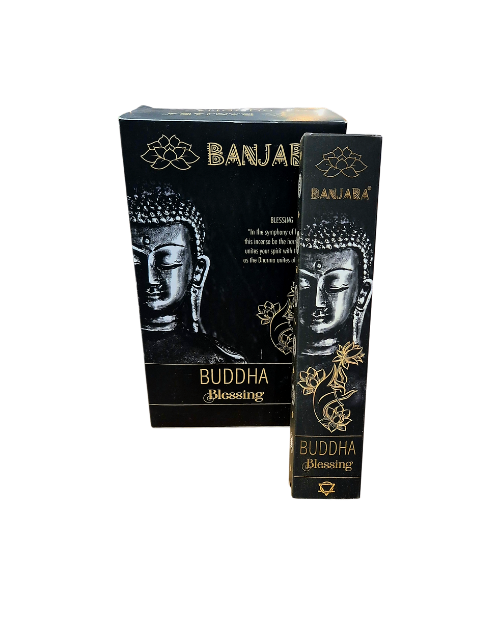 Encens Buddha Blessing – Lotus (Banjara)  L’encens Buddha Blessing au lotus est un encens spirituel utilisé pour la paix