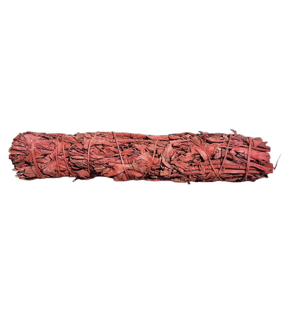 Miniature : Bâton de sauge au Sang de Dragon Jumbo XL, environ 22 × 4,5 cm. Pour fumigation, purification profonde et protection