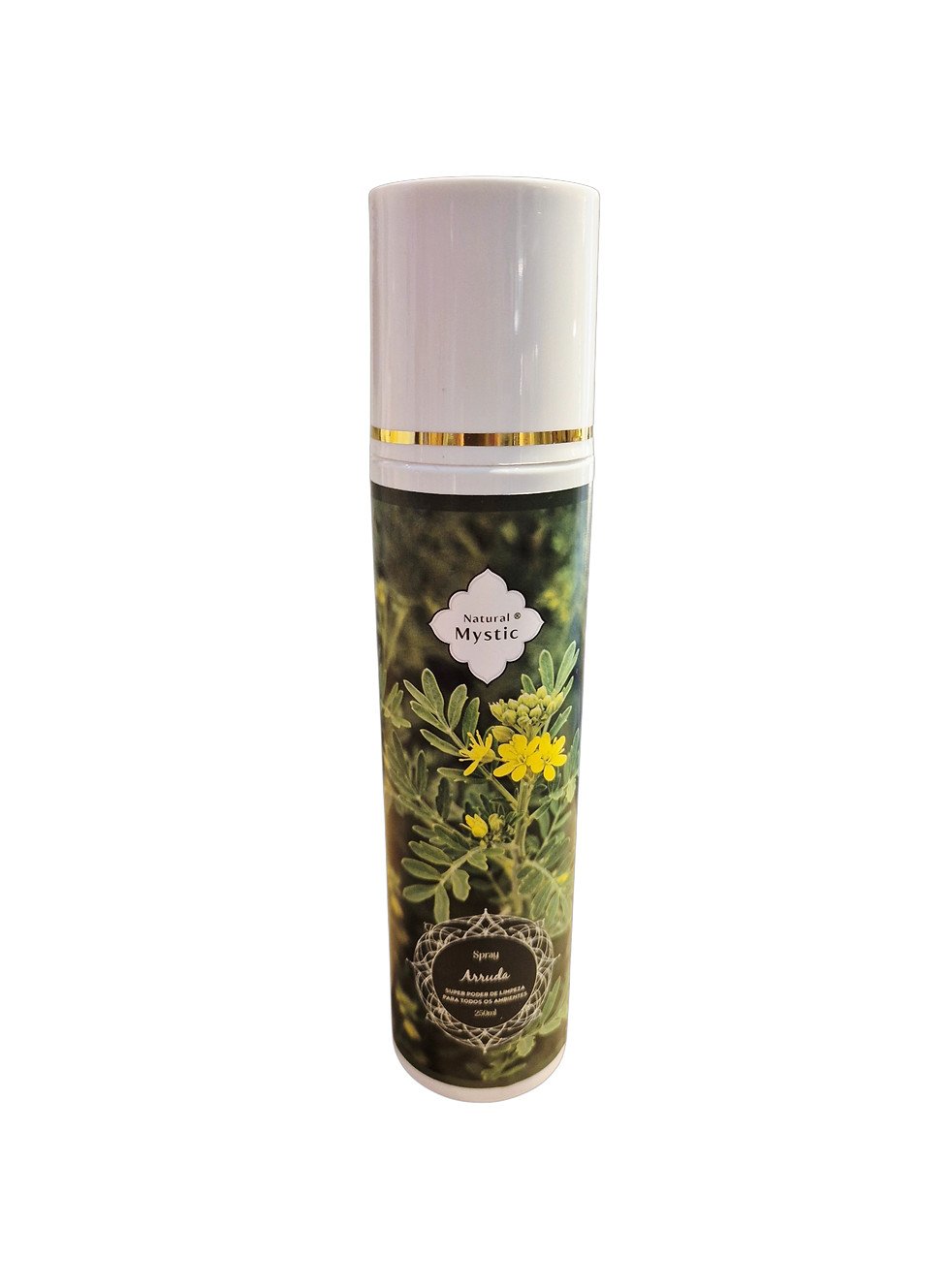 Spray Arruda 250 ml à la Rue, traditionnellement utilisé pour la purification, la protection, le nettoyage énergétique