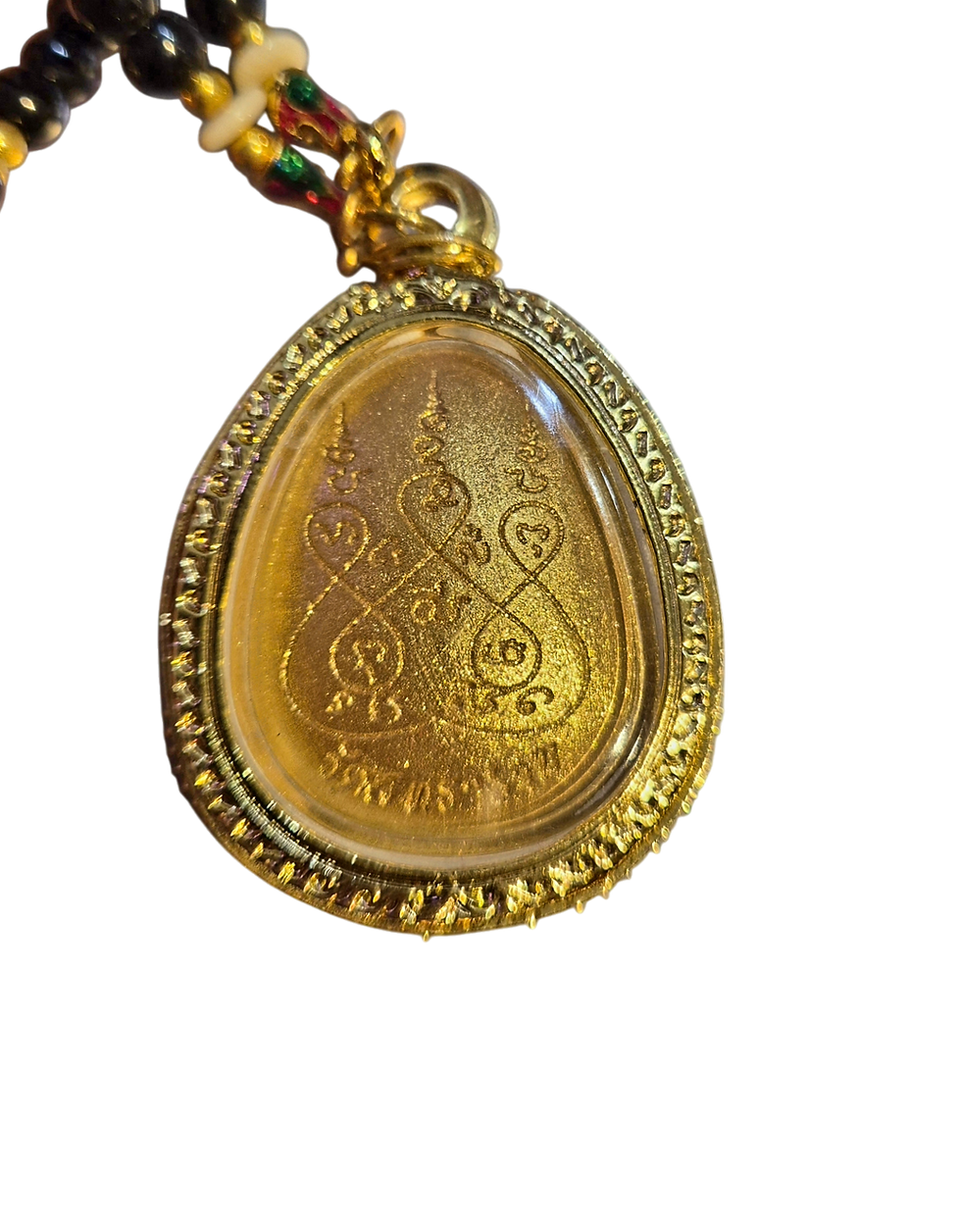 Miniature : Amulette Thaïlandaise Phra Pidta Luang – Plaqué Or sous Verre  Découvrez la puissance protectrice et spirituelle