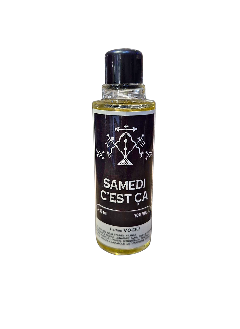 La lotion  Samedi C'est ça est utilisée pour ouvrir les voies, dissiper les blocages et attirer des changements positifs