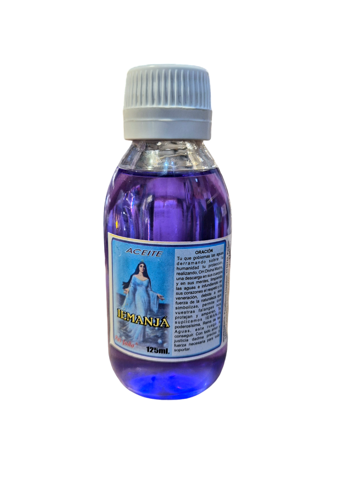 L'huile ritualisée Yemanja est utilisée pour invoquer la protection et la bienveillance de la déesse de la mer