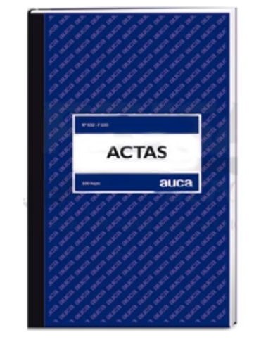 LIBRO DE ACTAS 100 HOJAS