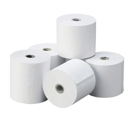 Rollo Térmico 80x80 Pack 6 - Papel Térmico Blanco
