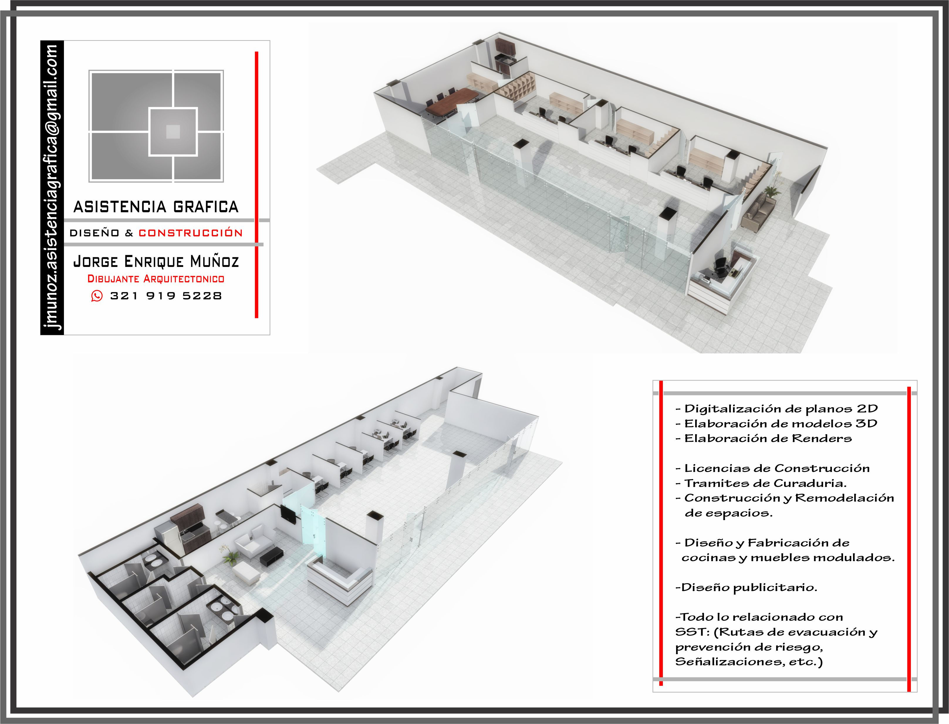 RENDERS AXONOMETRICOS
