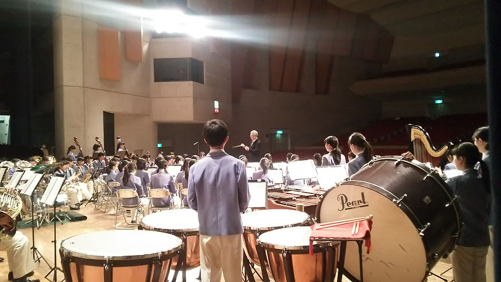 吹奏楽部　定演前日