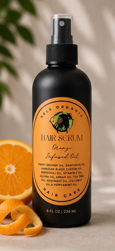 8 oz. Orange Infused Hair Oil