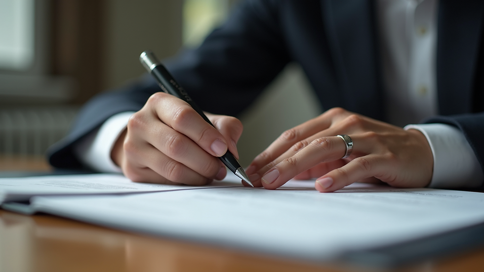 Vue rapprochée d’un traducteur travaillant sur un document multilingue