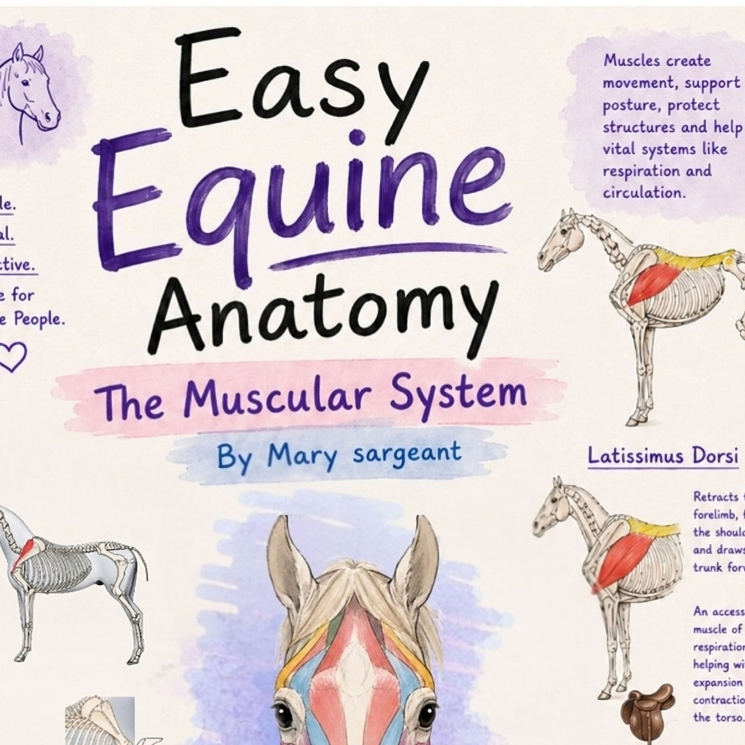 Easy Equine Anatomy Part 2: The Muscular System Educational PDF