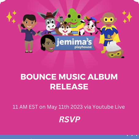 "Bounce" Music Album Release: A Spectacular Showcase by Jemima's Playhouse
