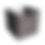 Thumbnail: Vibrant Contrast  14.5" x 13" Felt Storage Box Black White Red Stripes