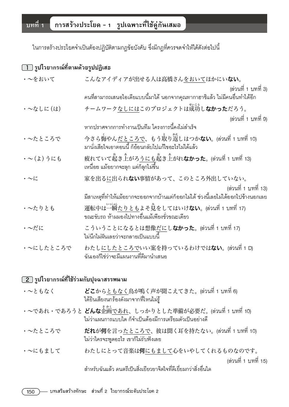 ภาพขนาดย่อ: Go! JLPT N1 ไวยากรณ์