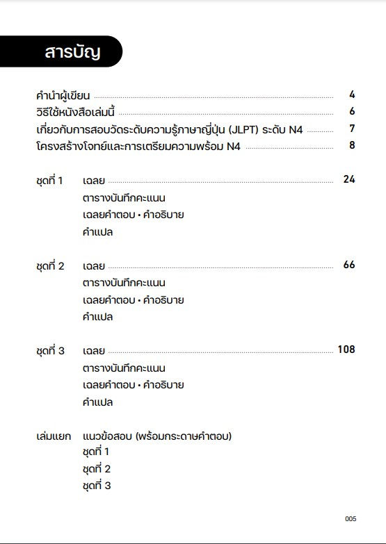 ภาพขนาดย่อ: แนวข้อสอบ JLPT N4