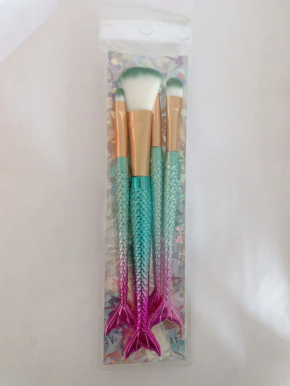 Thumbnail: Four-piece Suit Mermaid Makeup Brush Fiber Colorful Soft Hair Loose Powder Brush