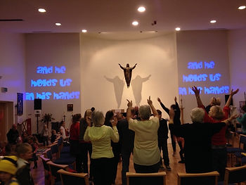worship during messy church