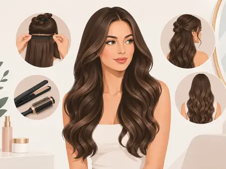 How to Style Hair Extensions for a Polished Look