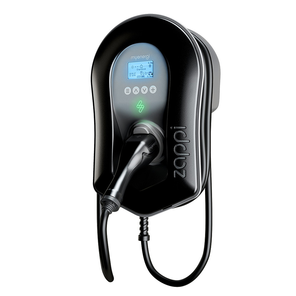 Thumbnail: zappi multiphase 7kW and 22kW WiFi, Type 2 Tethered