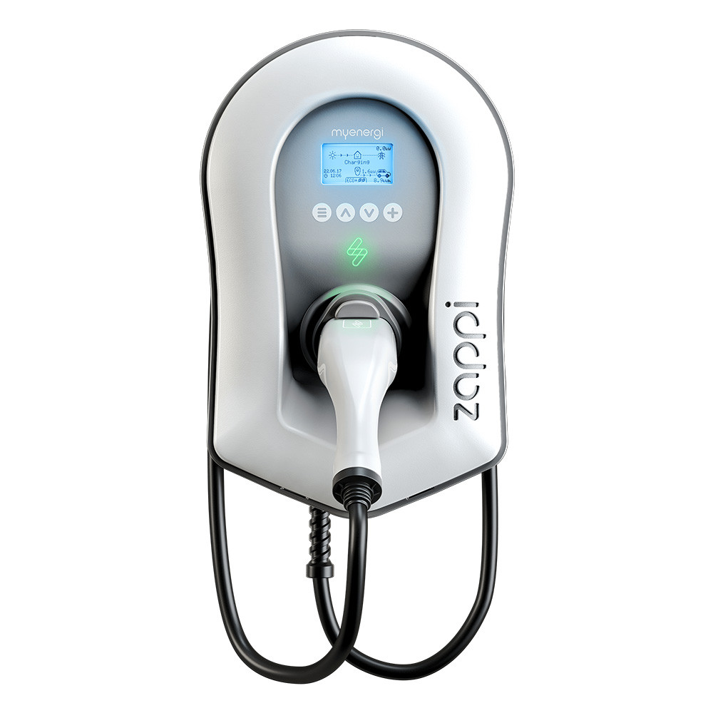 zappi multiphase 7kW and 22kW WiFi, Type 2 Tethered