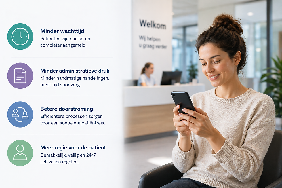 Digitaal aanmelden in de zorg