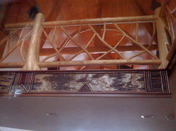 Cedar Stickwork Railing