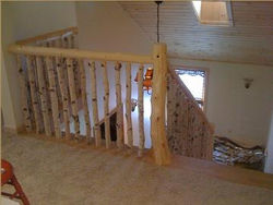 Birch (bark-on) Railing