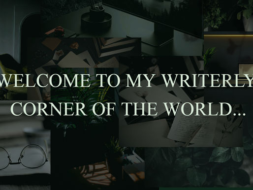 Welcome to my writerly corner of the world...