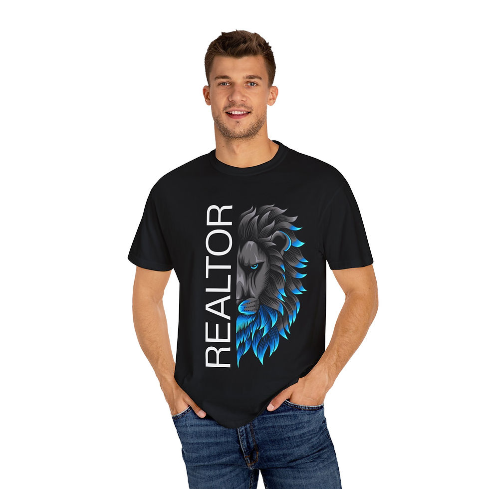Lion Graphic Unisex T-shirt - Stylish and Bold Design for Real Estate Pros