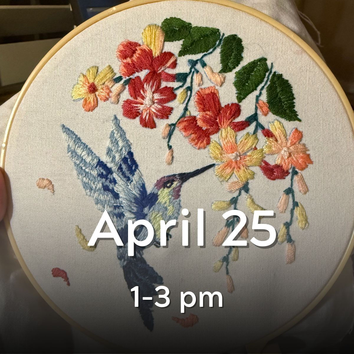 Spring Embroidery Workshop - Art Haus - Salt Lake City, UT